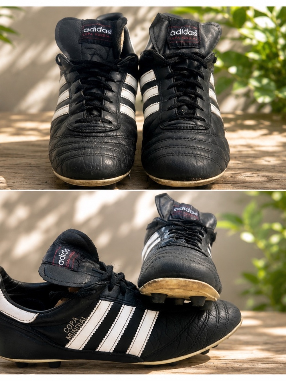 Adidas Black & White Copa Mundial Men’s Soccer Cleats 7.5 mens 9 women's. !